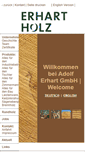 Mobile Screenshot of erhart-holz.at